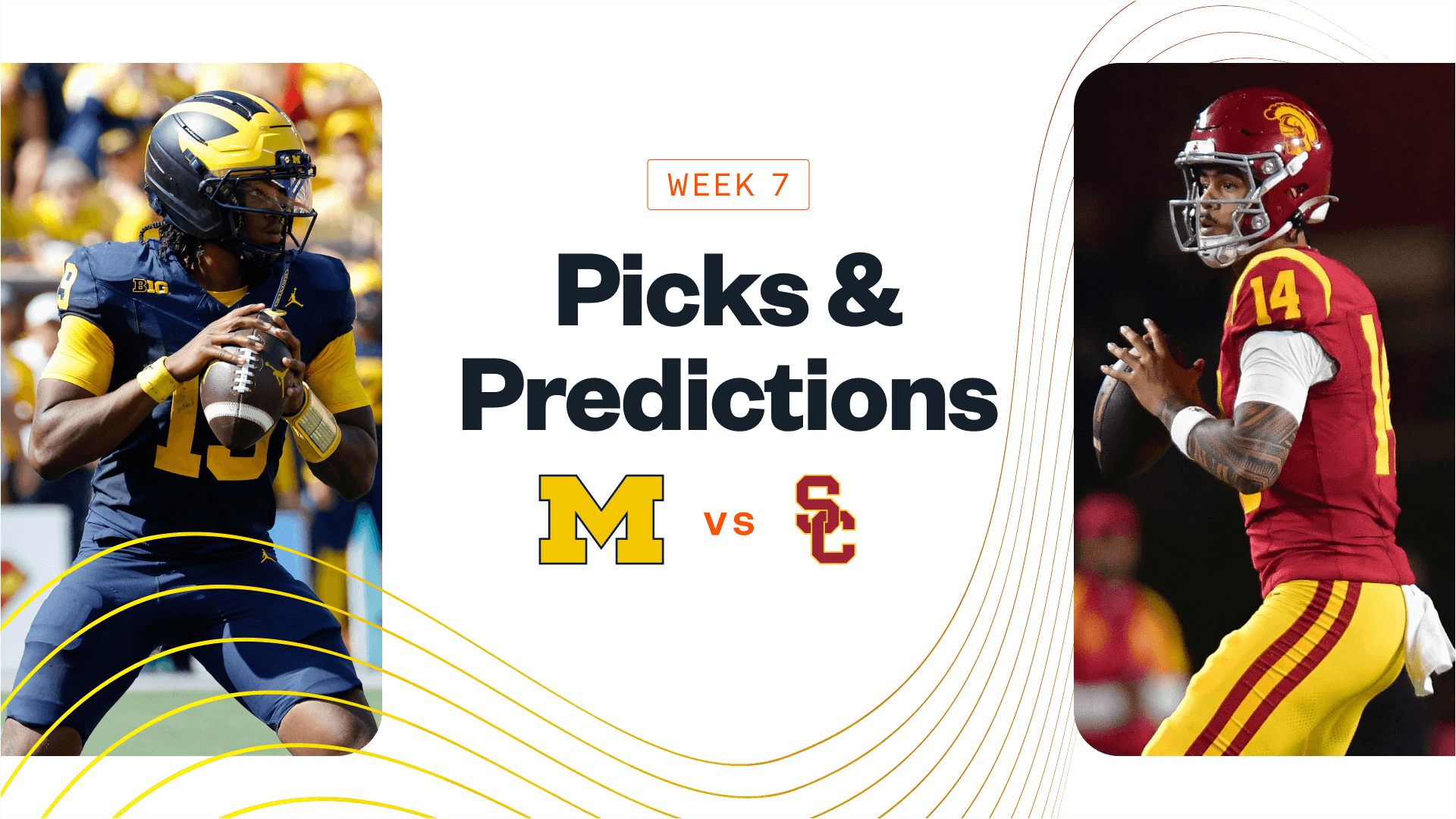 Michigan vs USC Prediction, Picks & Odds for Tonight — College Football Week 7