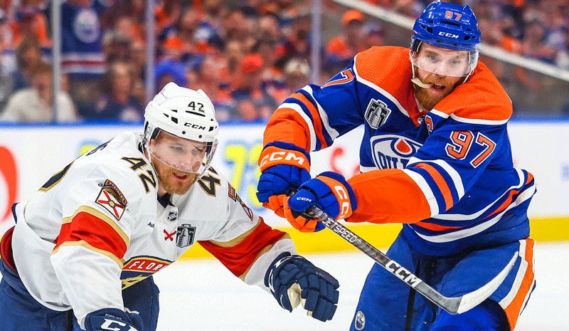 Edmonton Oilers star Connor McDavid in NHL action.