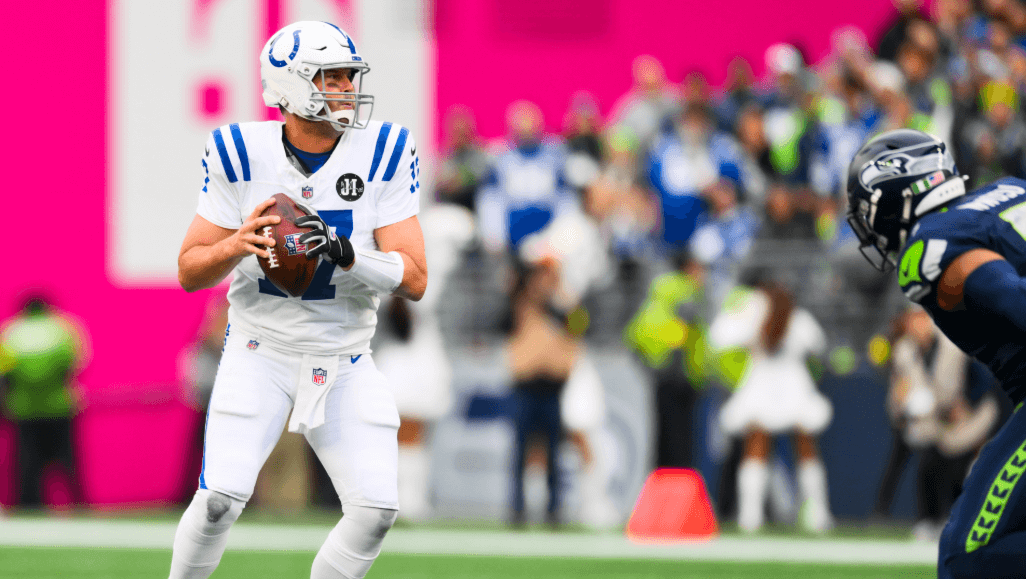 Indianapolis Colts quarterback Philip Rivers (17) passes against the Seattle Seahawks.