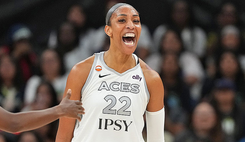 A'ja Wilson Las Vegas Aces WNBA