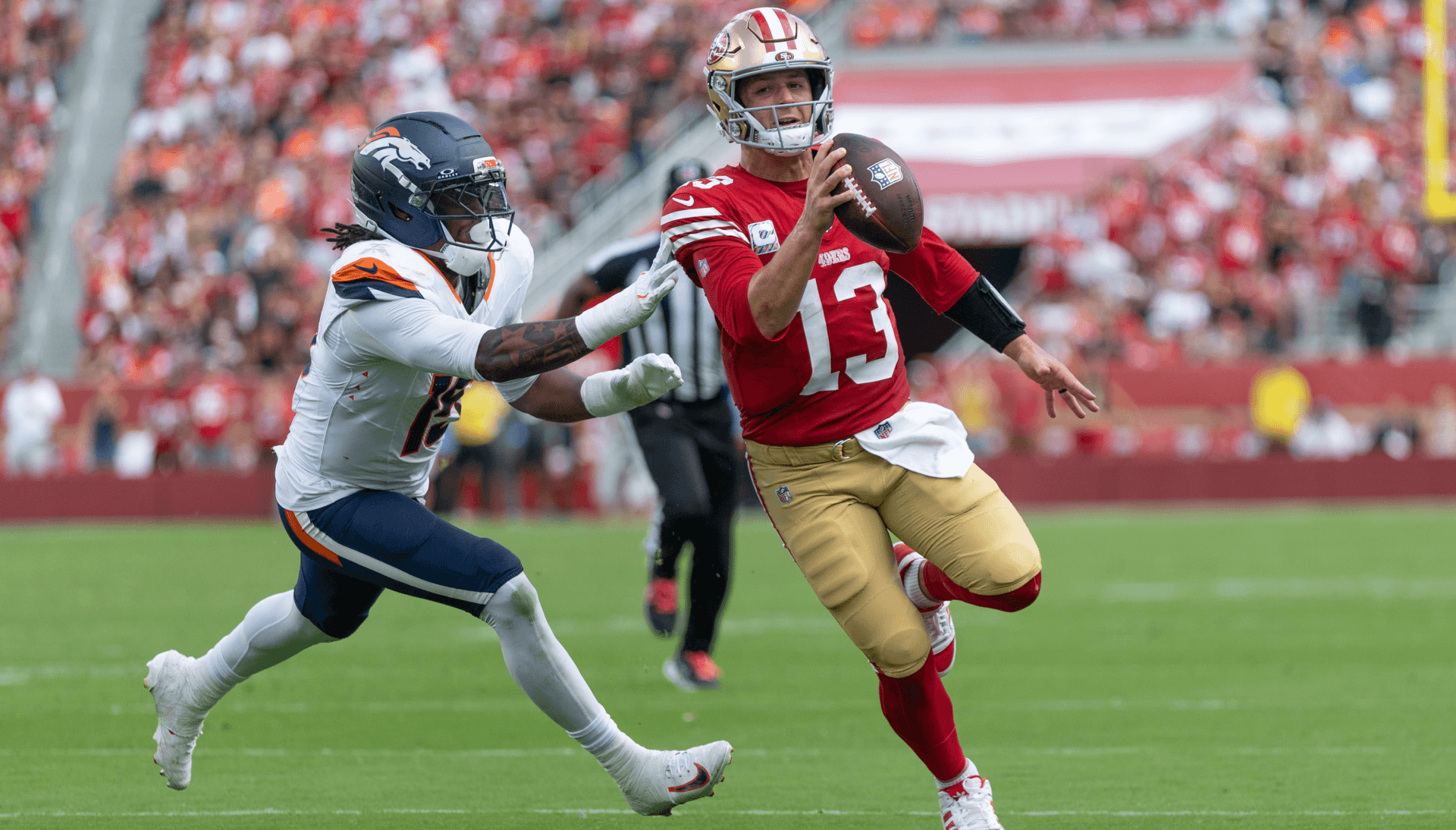 San Francisco 49ers quarterback Brock Purdy.