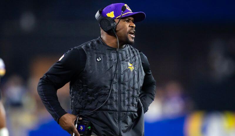 Brian Flores Minnesota Vikings NFL