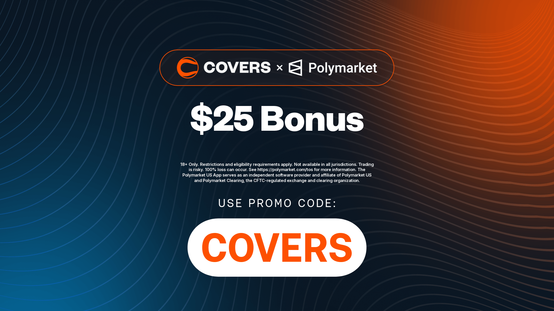 Get a $25 Bonus With Polymarket Promo Code COVERS.