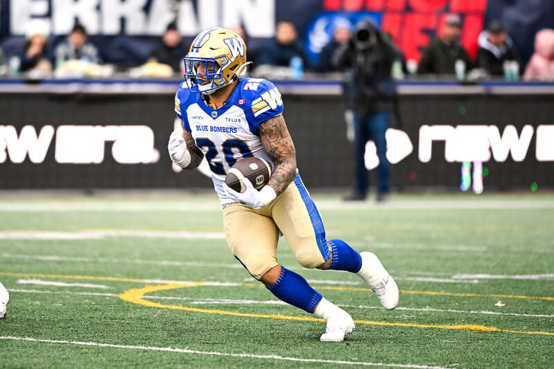 Brady Oliveira Winnipeg Blue Bombers CFL