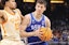 Duke star Kyle Filipowski in NCAAB action.