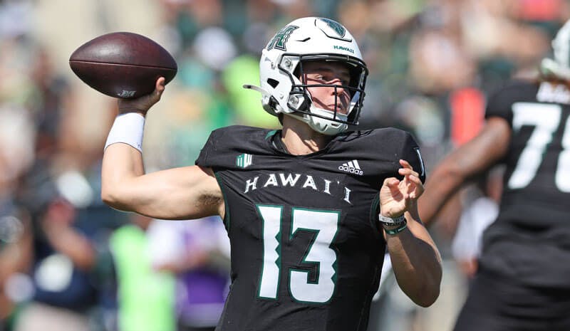 Brayden Schager Hawai’i Rainbow Warriors NCAAF