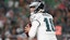 Philadelphia Eagles quarterback Tanner McKee (16).