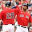 J.D. Martinez Xander Bogaerts Boston Red Sox MLB
