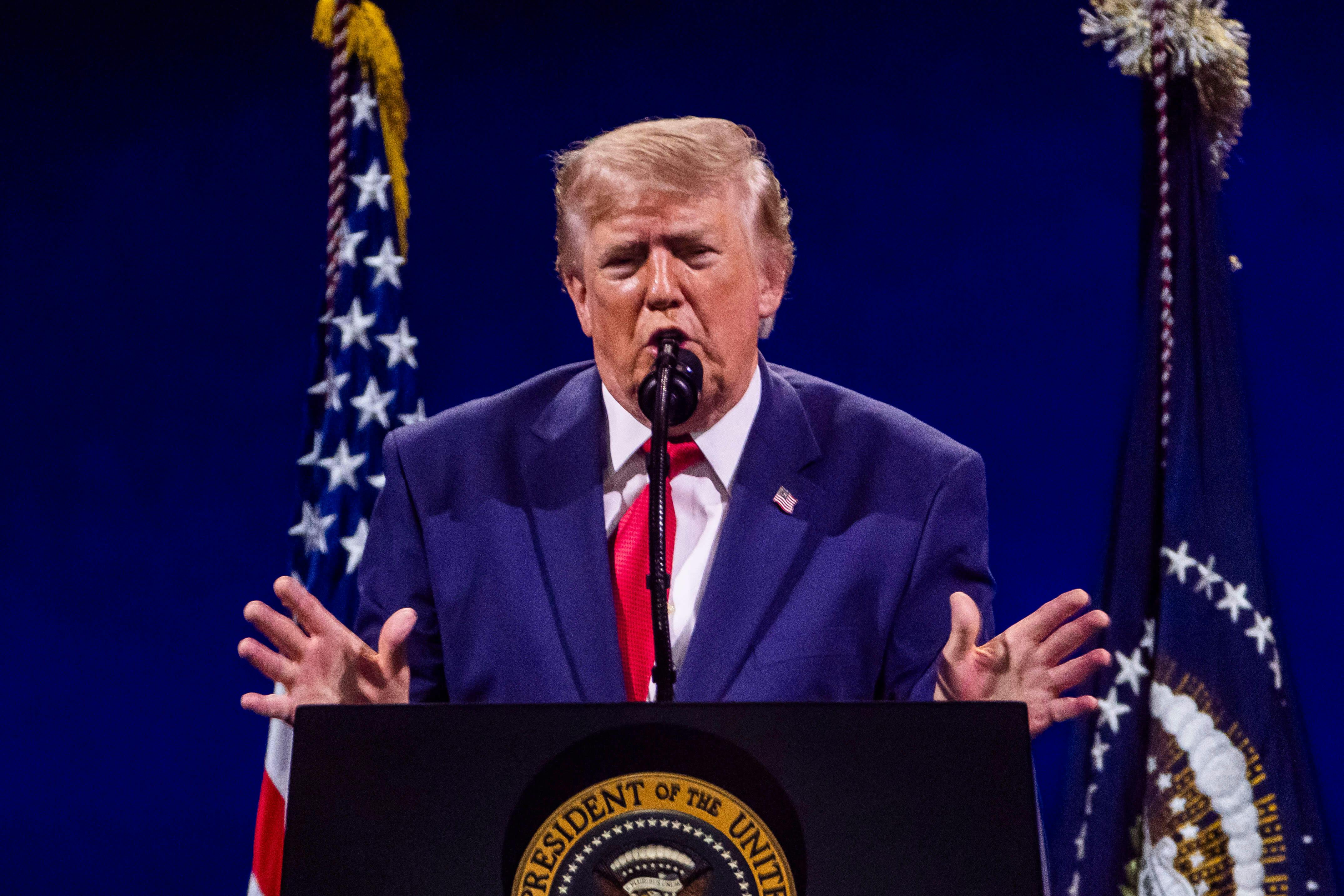 Report: Federal Regulators Reviewing Mention Markets Following Trump Teleprompter Fiasco