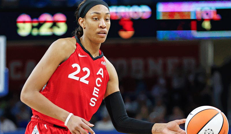 A'ja Wilson Las Vegas Aces WNBA