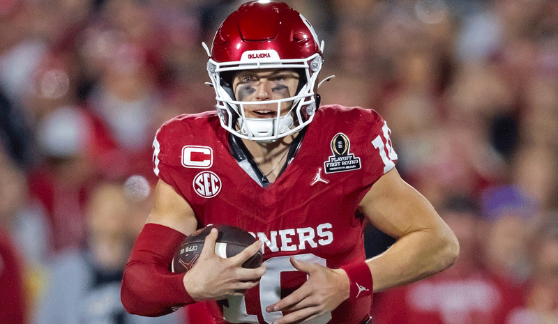 John Mateer Oklahoma Sooners NCAA College Football