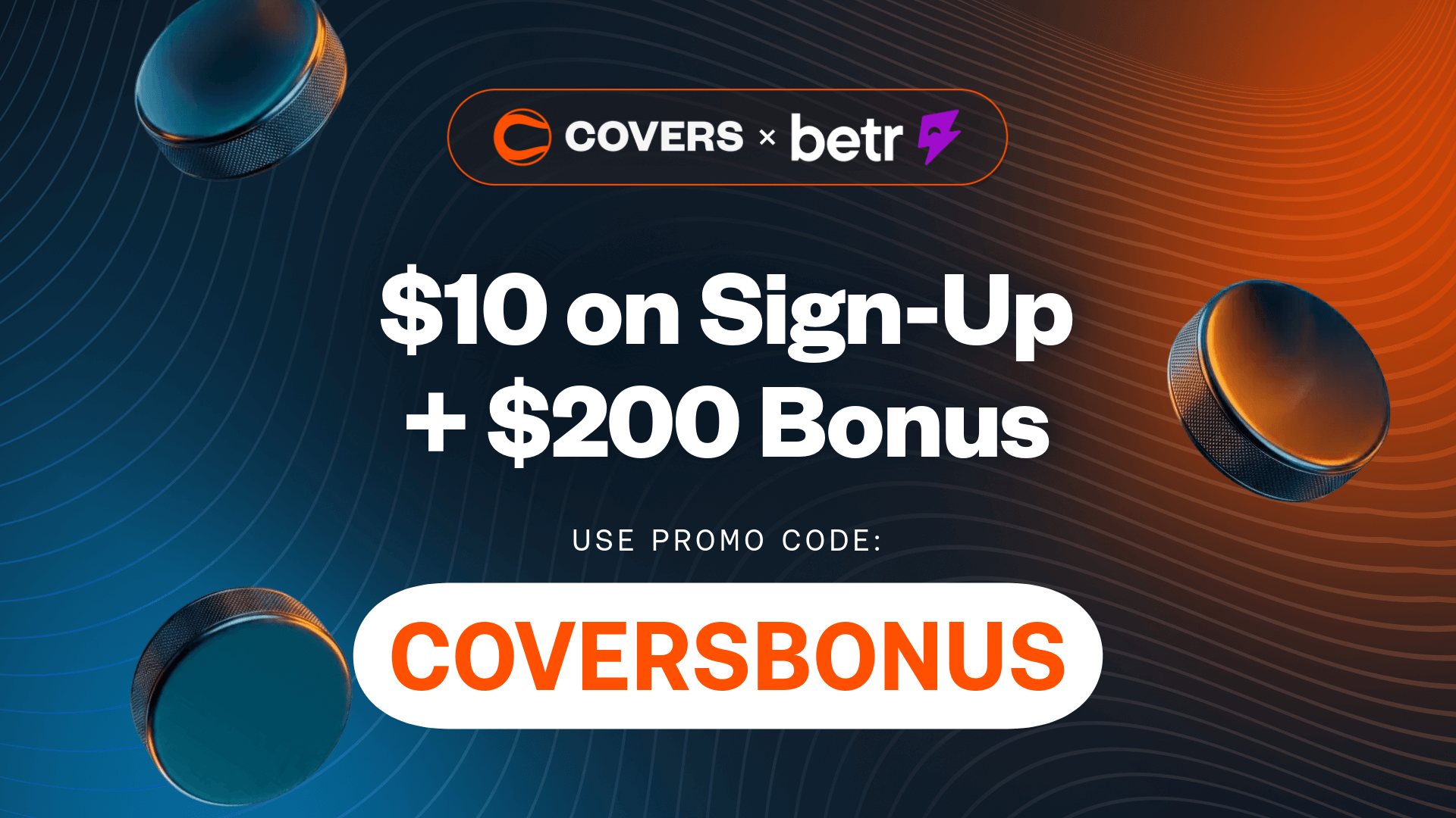 Use Betr Picks promo code "COVERSBONUS" to get a $210 bonus.