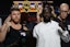Saul 'Canelo' Alvarez (L) and Terence Crawford pose during the presentation of their upcoming fight at the T-Mobile Arena in Las Vegas. 'Canelo' and Crawford will face off Saturday, Sept. 13. EFE/ Octavio Guzman /Sipa USA