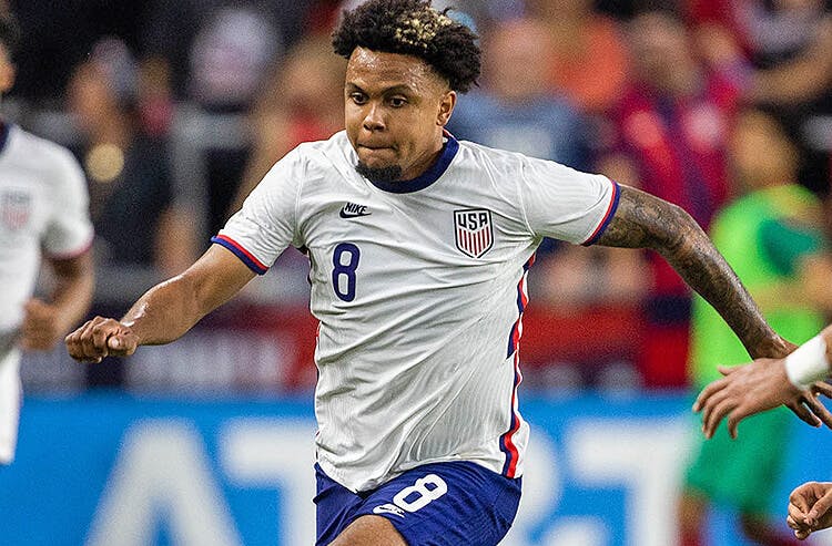 US World Cup soccer star Weston McKennie