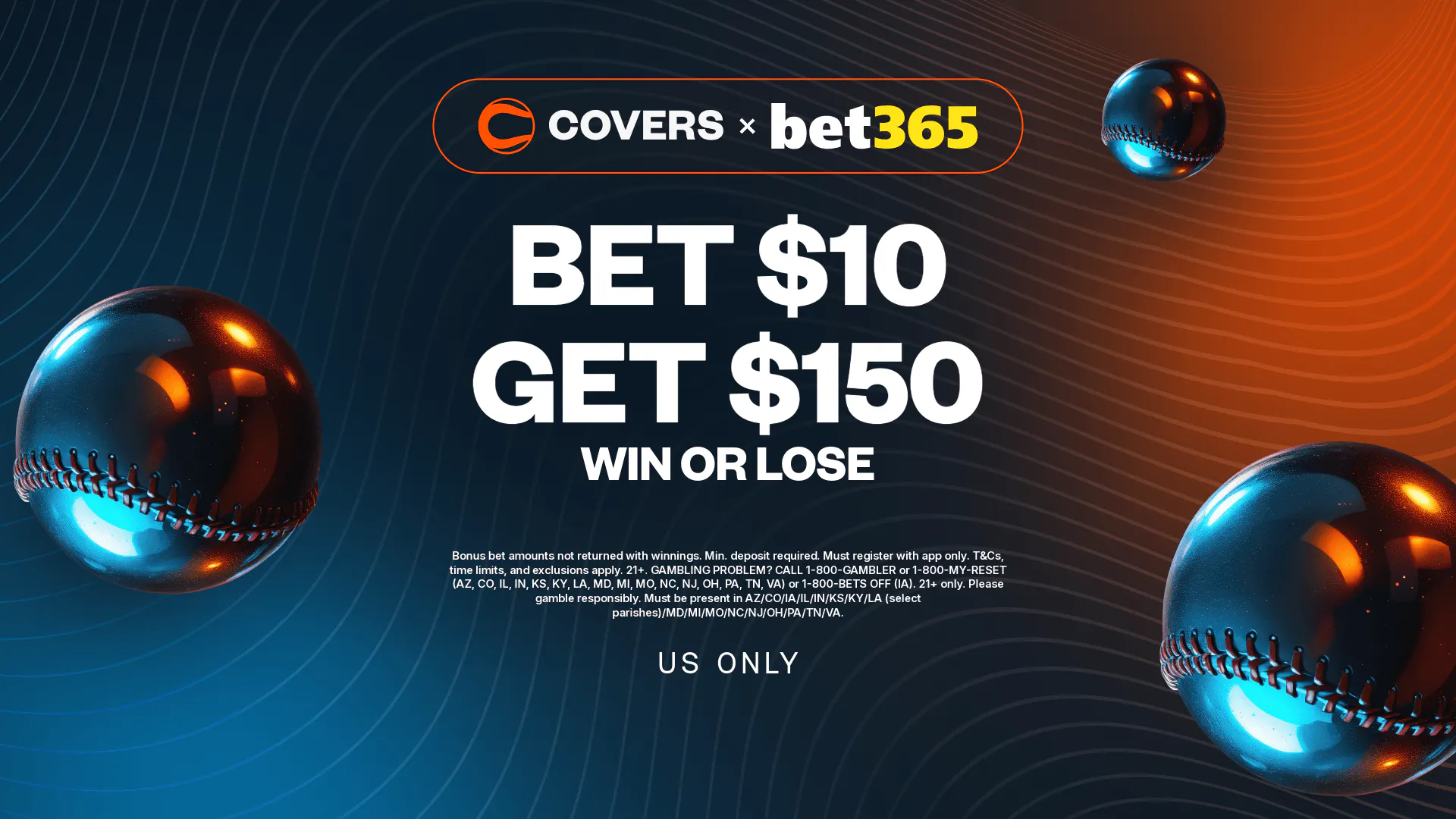 Bet365 Bonus Code: Get $150 in Bonus Bets for MLB & WNBA Games