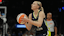 Dallas Wings guard Paige Bueckers (5) shoots against the Phoenix Mercury.