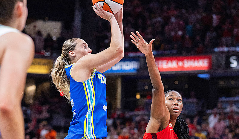 Paige Bueckers Aliyah Boston Dallas Wings Indiana Fever WNBA