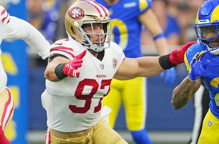 Nick Bosa San Francisco 49ers NFL betting picks