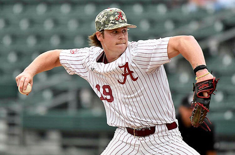 Zane Probst Alabama Crimson Tide College Baseball