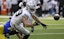  Los Angeles Rams cornerback Cobie Durant (14) breaks up a pass intended for Las Vegas Raiders tight end Brock Bowers (89) at SoFi Stadium. Mandatory Credit: Alex Gallardo-Imagn Images