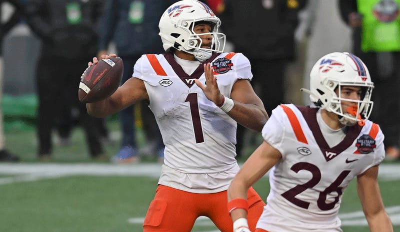 Kyron Drones Virginia Tech Hokies NCAAF