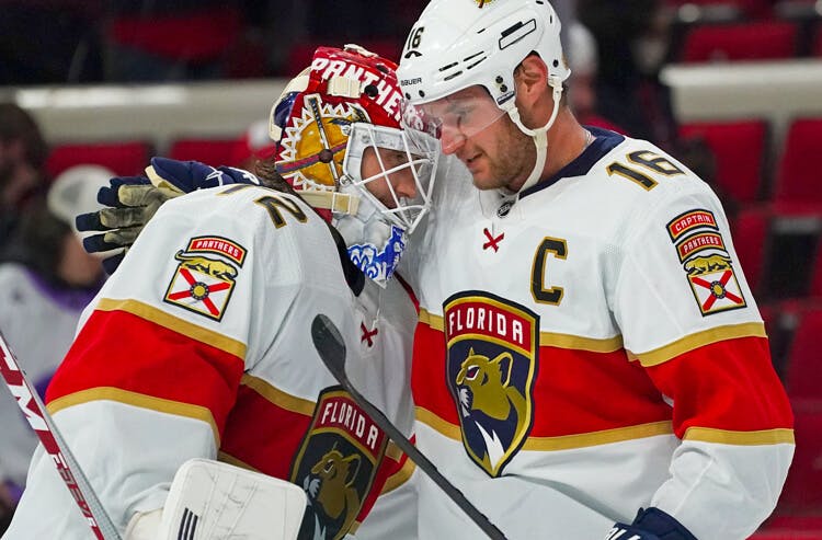 Aleksander Barkov Sergei Bobrovsky Florida Panthers NHL