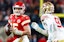 Patrick Mahomes Arik Armstead Super Bowl LIV