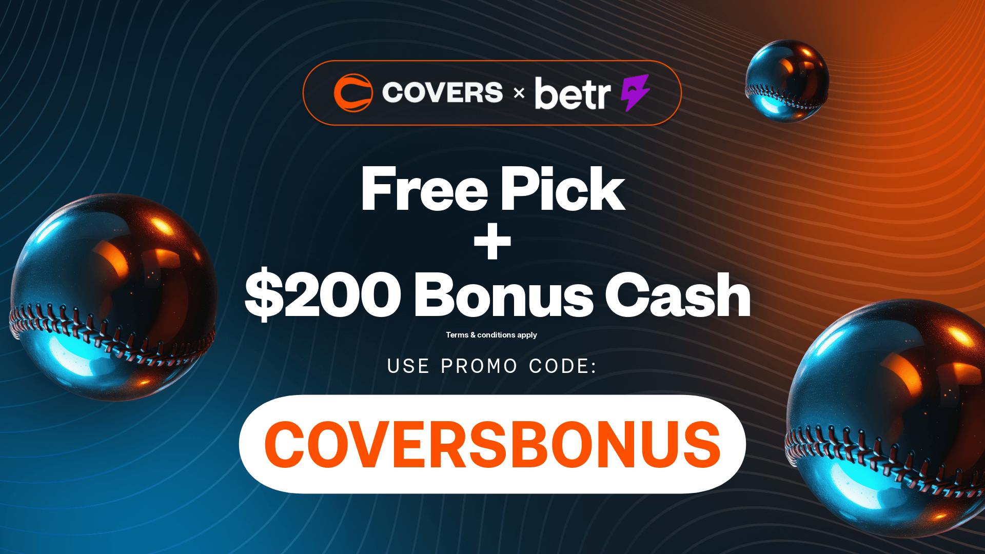 Betr Picks Promo COVERSBONUS: Get $200 Bonus Cash for Dodgers vs. Braves + Free MLB Pick