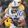 Indianapolis Colts running back Jonathan Taylor (28) runs the ball for a touchdown in the second half against the Los Angeles Chargers at SoFi Stadium.