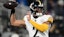 Pittsburgh Steelers quarterback Justin Fields (2) warms up before an AFC wild card game against the Baltimore Ravens.