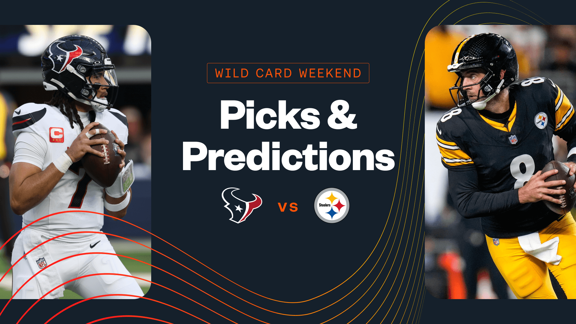 How To Bet - Texans vs Steelers Predictions, Picks & Best Bets for Tonight's Wild Card Game