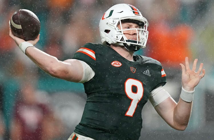 Tyler Van Dyke Miami Hurricanes college football picks