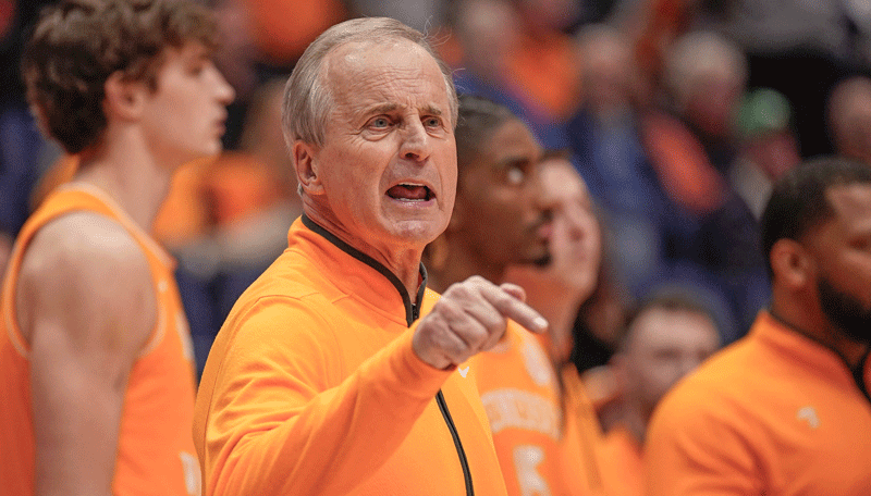 Rick Barnes Tennessee Volunteers SEC college basketball