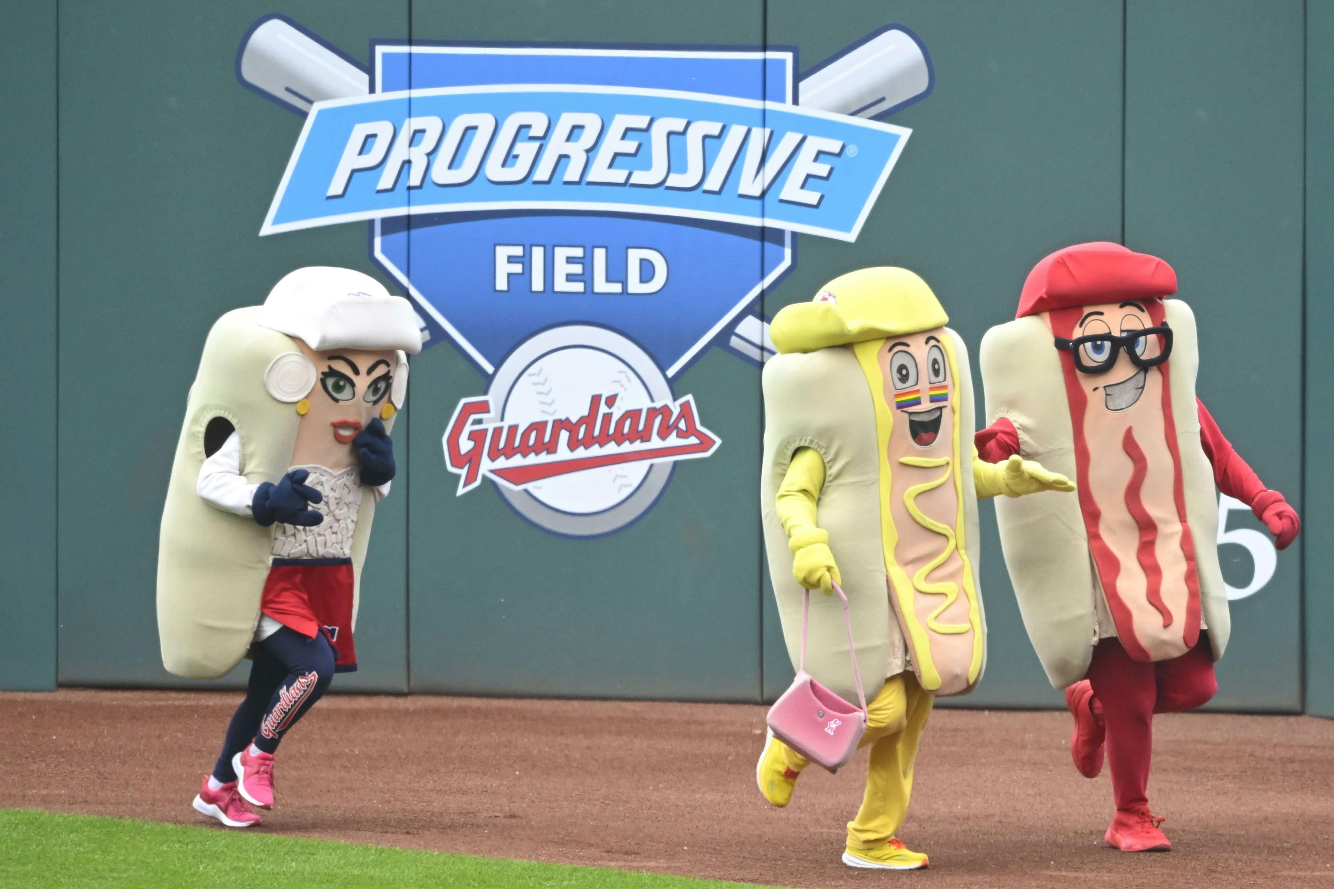 Progressive Field hot dog race