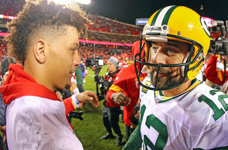 Patrick Mahomes Aaron Rodgers NFL