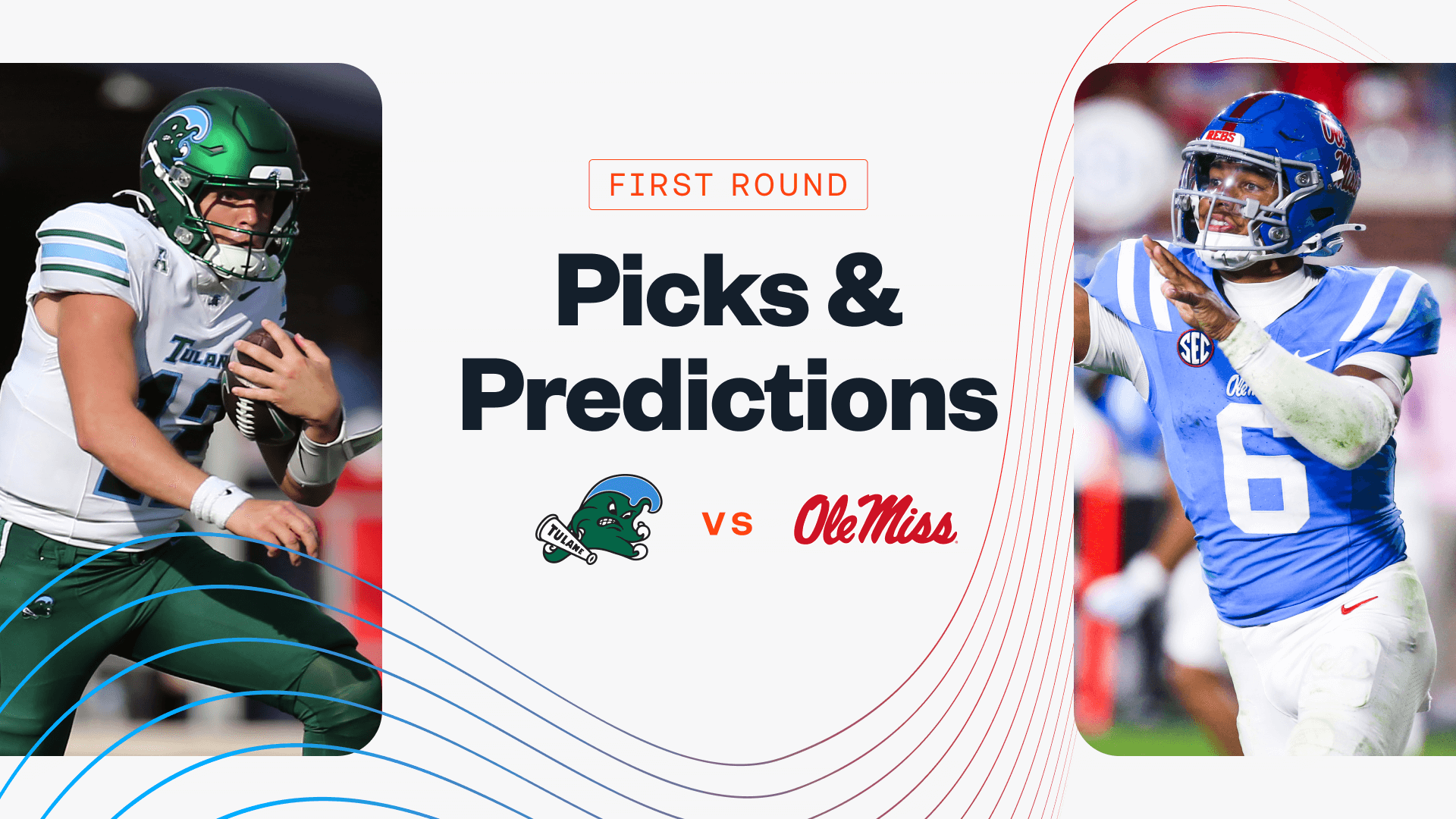 Tulane vs Mississippi Prediction, Picks & Odds for Today — CFP First Round Game