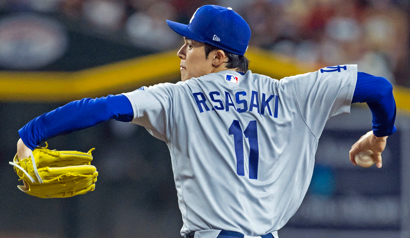 Roki Sasaki Los Angeles Dodgers MLB