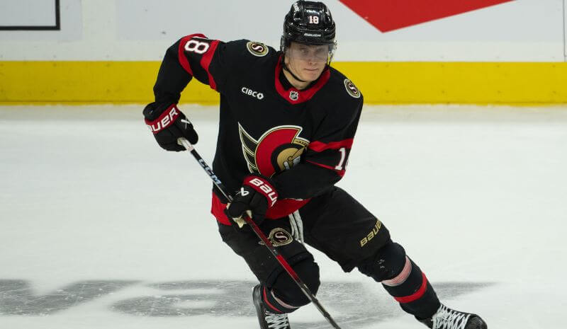 Tim Stutzle Ottawa Senators NHL