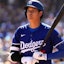 Los Angeles Dodgers two-way player Shohei Ohtani (17) bats against the Arizona Diamondbacks.