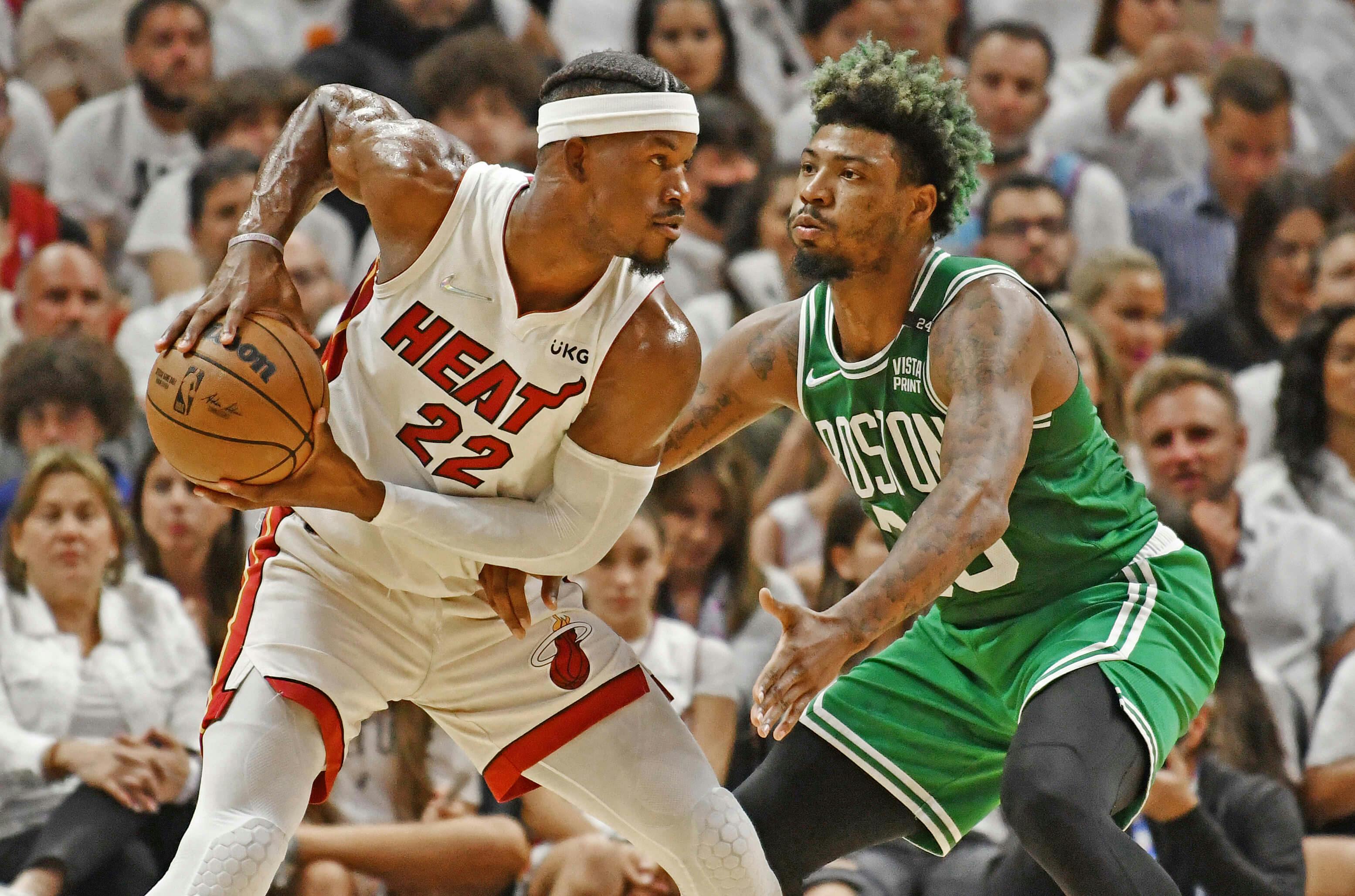 Jimmy Butler Miami Heat Marcus Smart Boston Celtics NBA