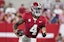 Alabama Crimson Tide quarterback Jalen Milroe in NCAAF action.