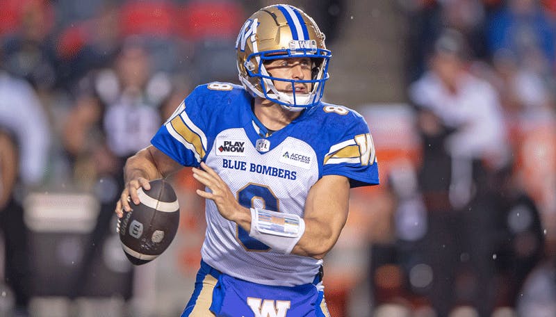 Zach Collaros Winnipeg Blue Bombers NFL