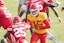 Kansas City Chiefs quarterback Patrick Mahomes hands off to running back Clyde Edwards-Helaire during training camp. - Pohot by USA TODAY Sports