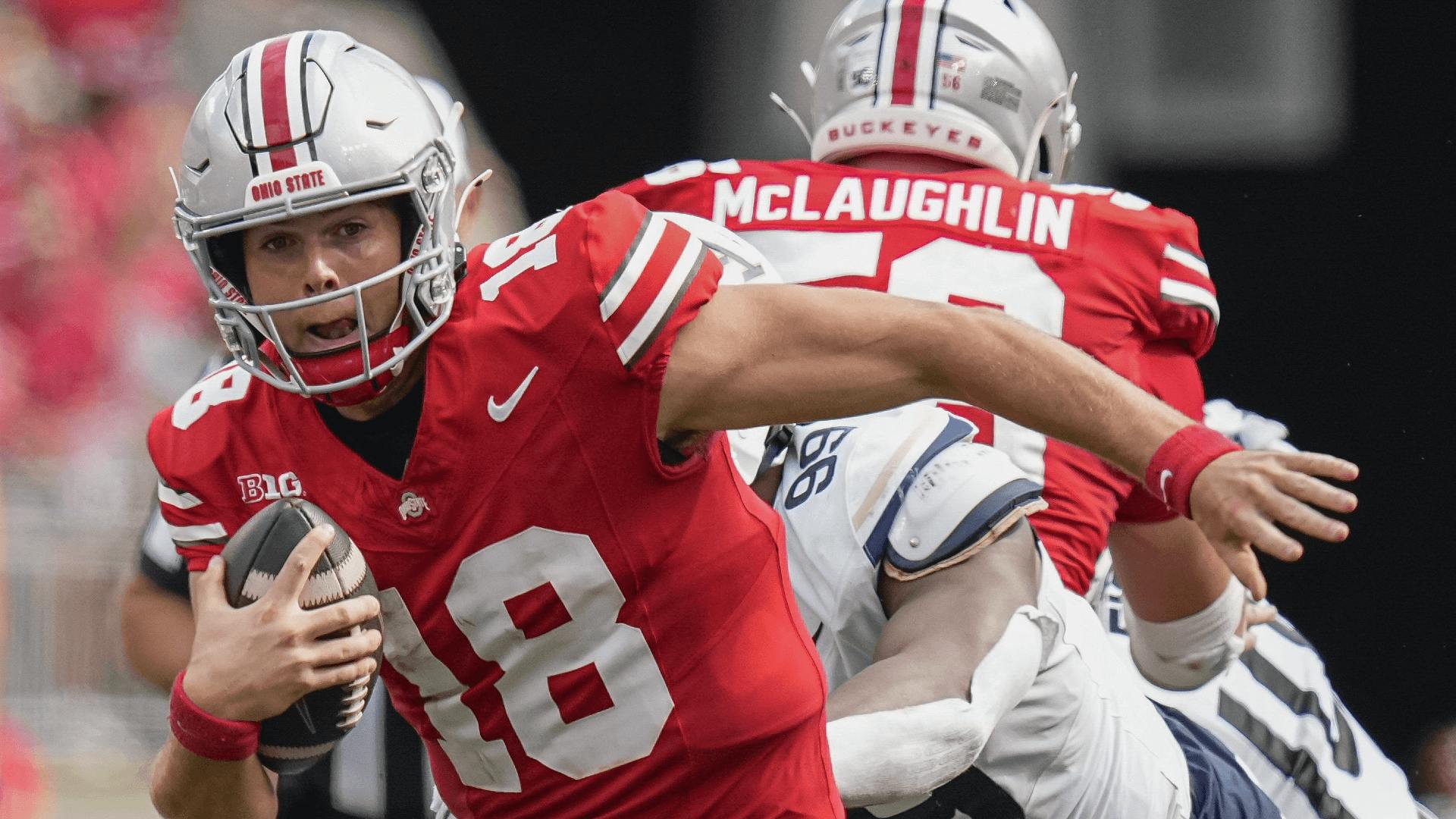 Ohio State quarterback Will Howard.