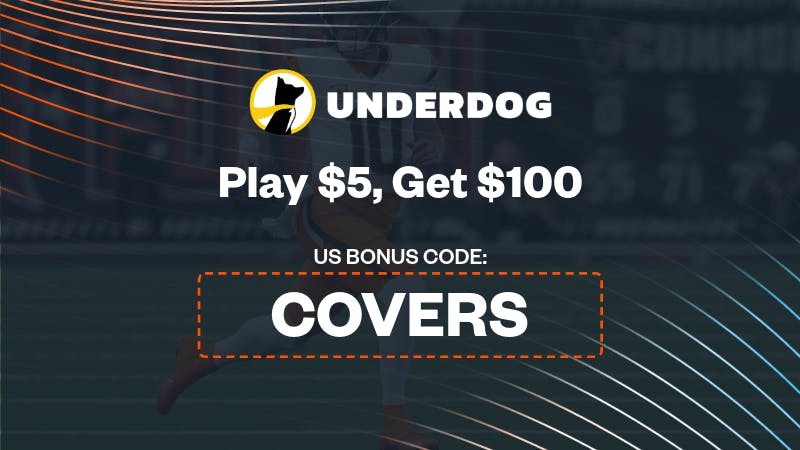 Underdog Fantasy Promo Code COVERS: Get $100 Bonus for Raider vs. Broncos