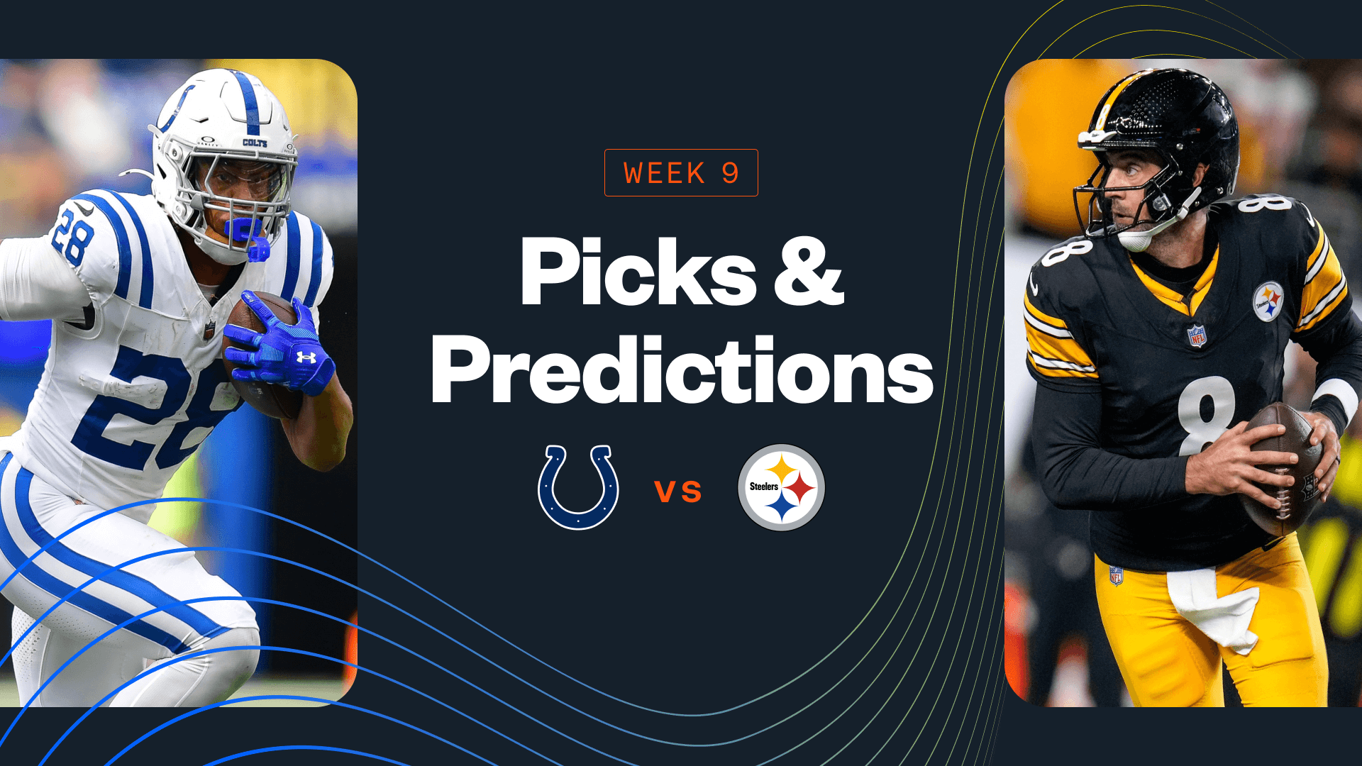 Colts vs Steelers Predictions, Picks & Best Bets for Today's NFL Week 9 Game
