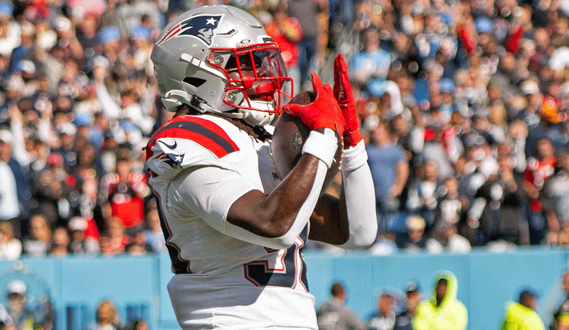 Rhamondre Stevenson New England Patriots NFL