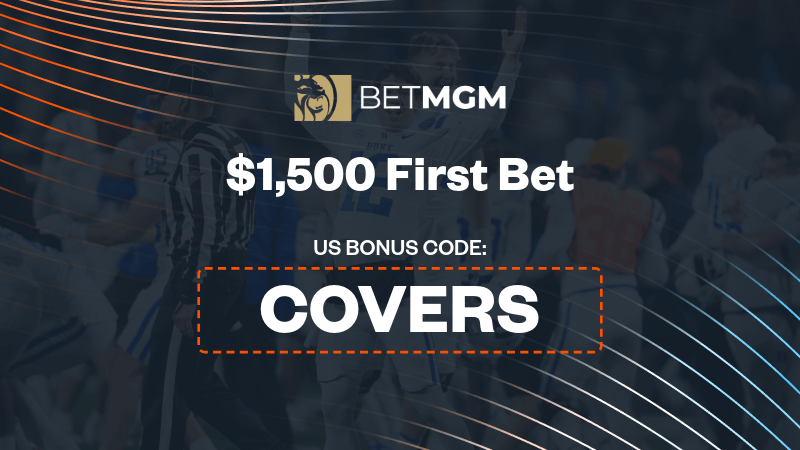 Use BetMGM bonus code "COVERS" to get up to $1,500 bonus bets back if your first bet loses. - IMAGN IMAGES