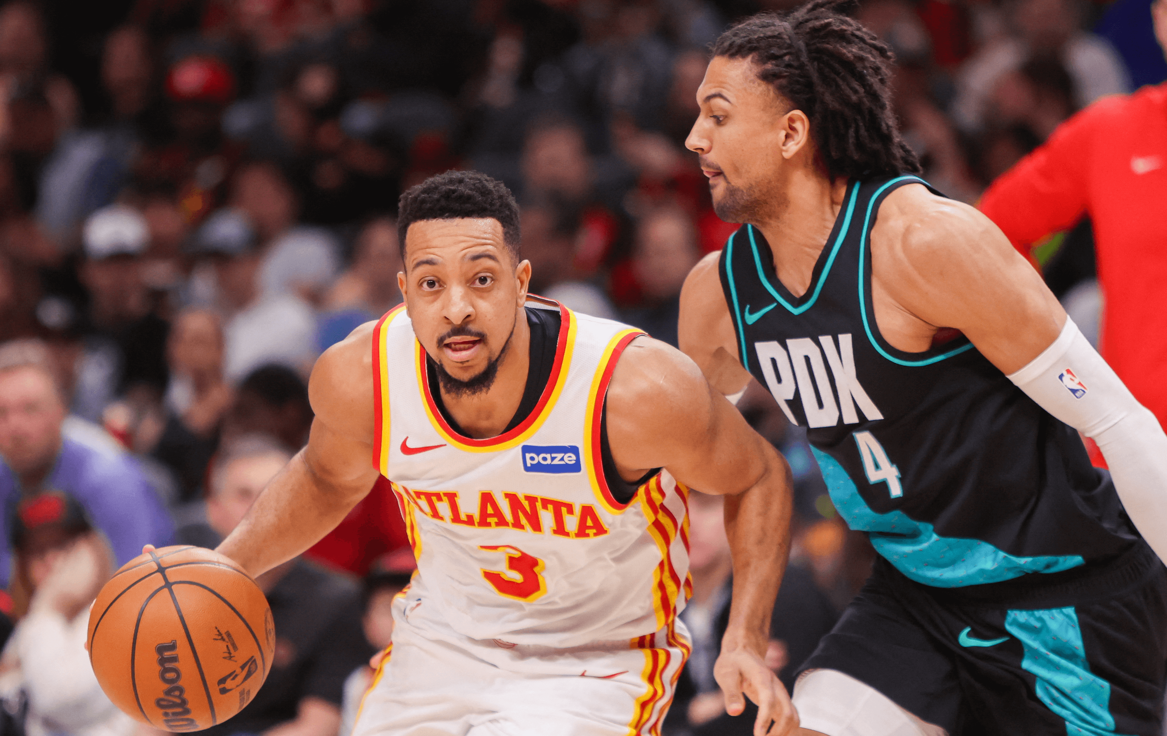 CJ McCollum of the Atlanta Hawks NBA