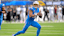 Los Angeles Chargers quarterback Justin Herbert (10) looks to pass against the Washington Commanders.